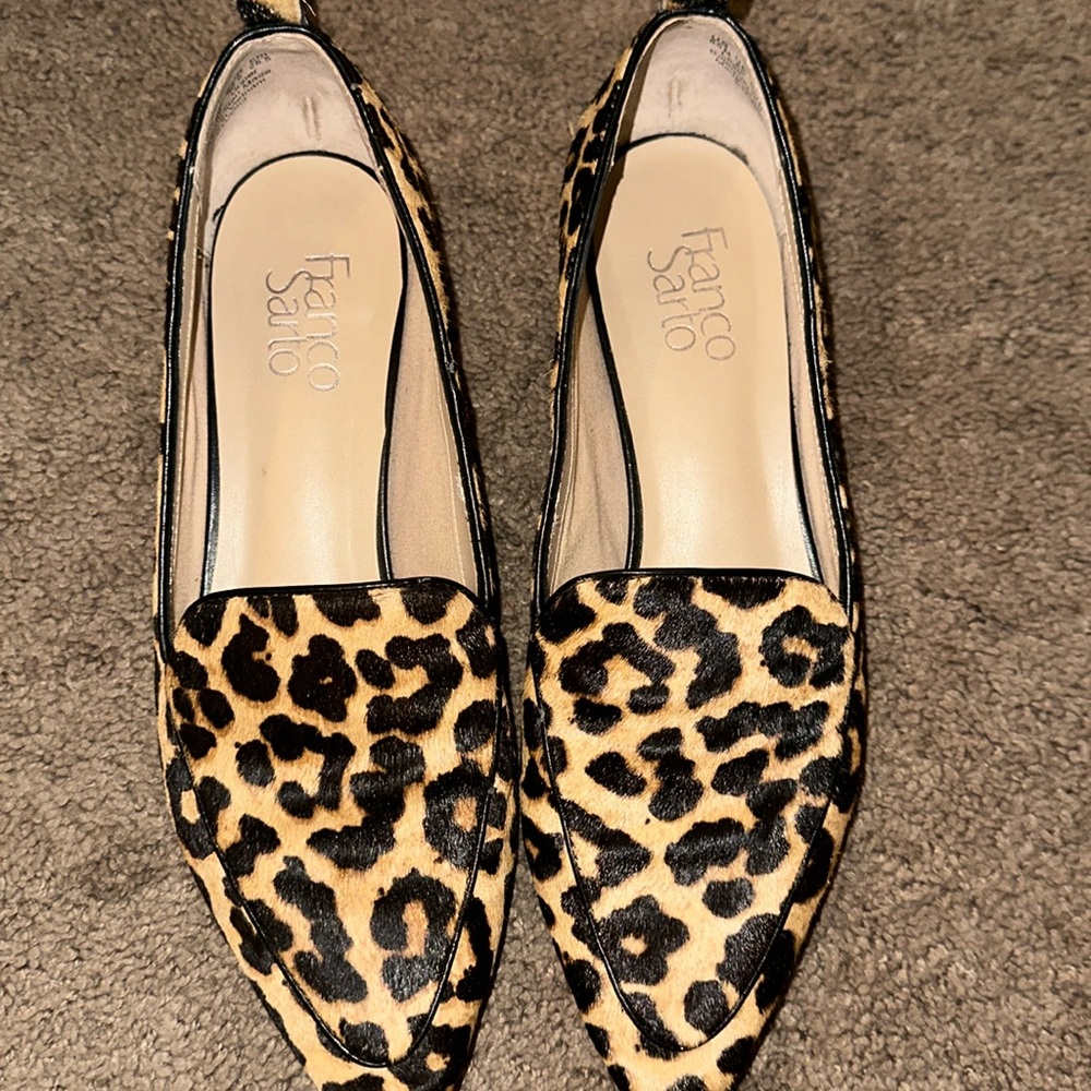 Franco Sarto Cheetah Loafers